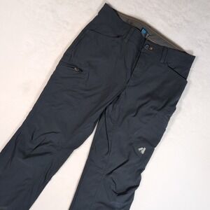 Eddie Bauer First Ascent Guide Pro Pants Mens 34x32 Gray Technical Hiking Nylon